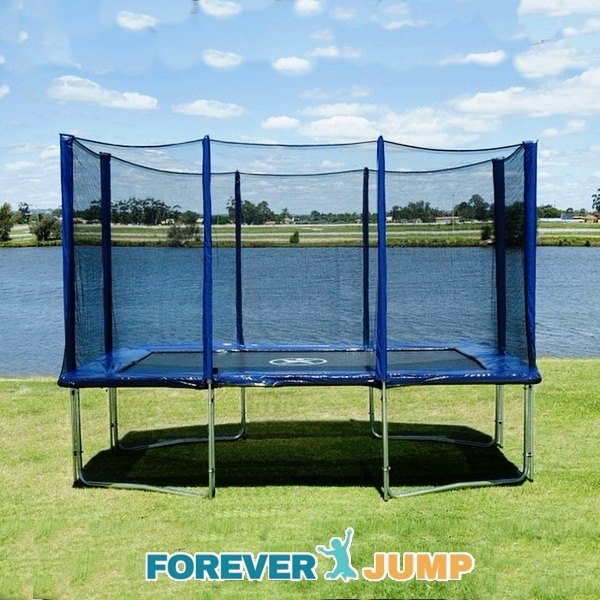 טרמפולינה מלבנית 8X12 פיט 2.4X3.6 מ'; FOREVER JUMP OLYMPIA