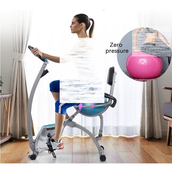 אופני כושר מגנטיים מתקפלים, 757640 דגם חדש, עם כדור מבית CITYSPORT