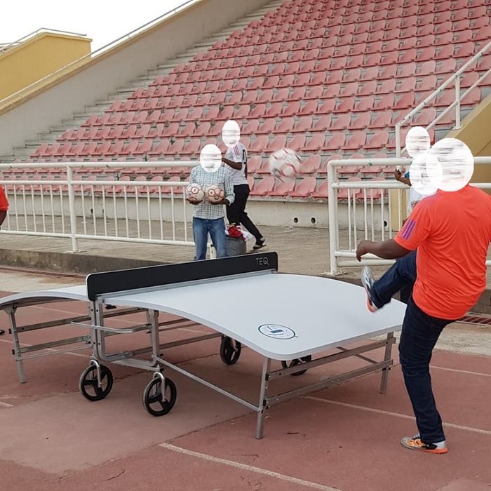 שולחן משחק חוץ טקבול מקורי דגם LITE רב שימושי 393022 מבית TEQBALL