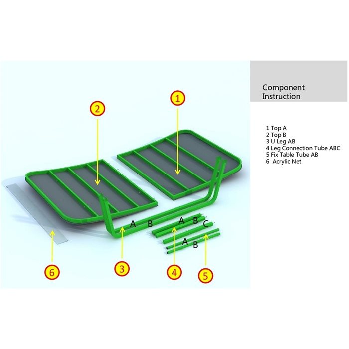 שולחן חוץ פוצ';יוולי 900922 מבית CITYSPORT