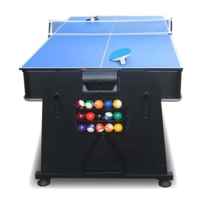 שולחן משולב הוקי ביליארד 101931 בגודל 6 פיט 4 ב-1 עם משטח רגיל מבית CITYSPORT