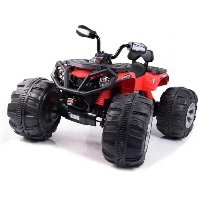 טרקטורון אאוטלנדר ממונע לילדים 250621 בעוצמה של 24V בצבע אדום