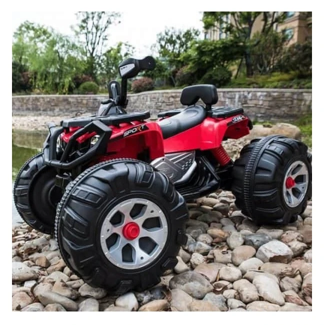 טרקטורון אאוטלנדר ממונע לילדים 250621 בעוצמה של 24V בצבע אדום