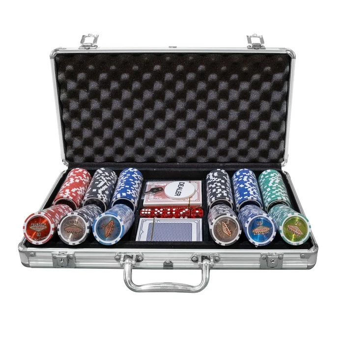 ערכת פוקר מקצועית 250631 עם 300 צ';יפים מחימר
