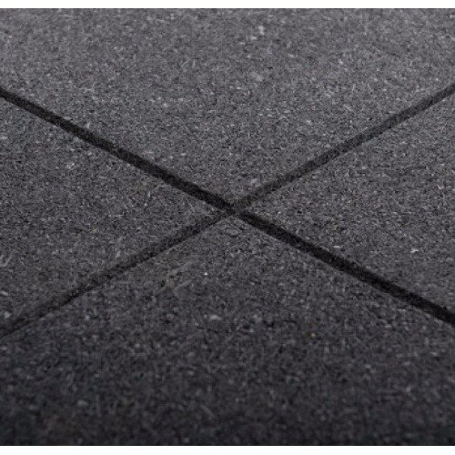 אריחי גומי בלימה 83413 בגודל 1/1 מטר לחדר כושר/סטודיו (יח';) עובי 2 ס";מ מתאים גם לתנאי חוץ מבית CITYSPORT