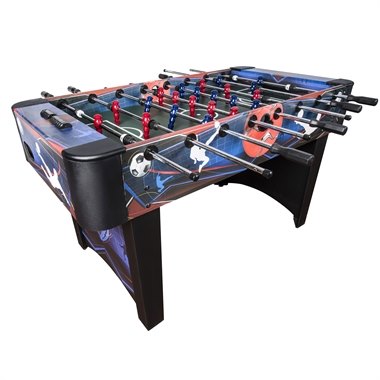 שולחן כדורגל בגודל 5 פיט דגם Agressor עם מוטות מלאים