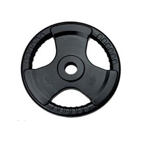 צלחת אולימפית מצופה גומי, בקוטר 50 מ";מ, מ-1.25 עד 20 ק";ג