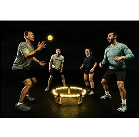 מארז לילה 630419 SPIKEBALL המקורי - ערכת סטנדרט + ספייקברייט (תוסף תאורה מיוחד למשחקי לילה)
