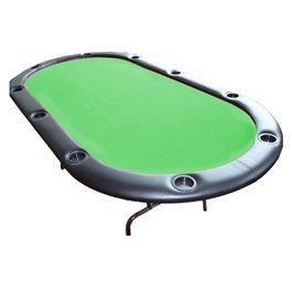 שולחן קלפים מתקפל 100178 מתאים ל- 10 שחקנים כולל רגלי מתכת מתקפלות REGIIS