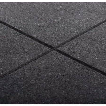 אריחי גומי בלימה 83413 בגודל 1/1 מטר לחדר כושר/סטודיו (יח') עובי 2 ס"מ מתאים גם לתנאי חוץ מבית CITYSPORT